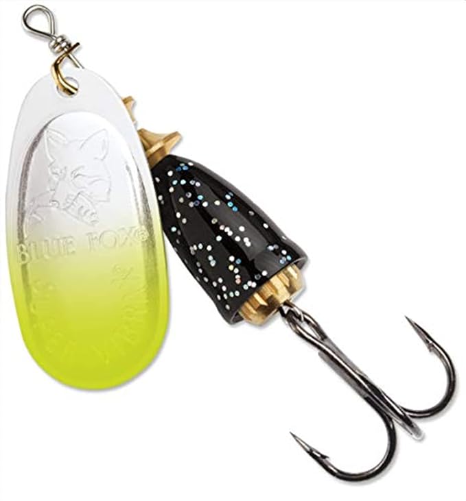 BLUE FOX Classic Vibrax, Inline Spinner Lure for Trout Bass Walleye and Salmon Premium Fishing Spinner
