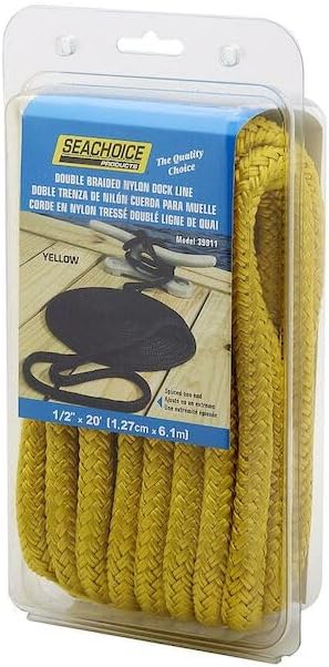Seachoice Double-Braid Nylon Dock Line