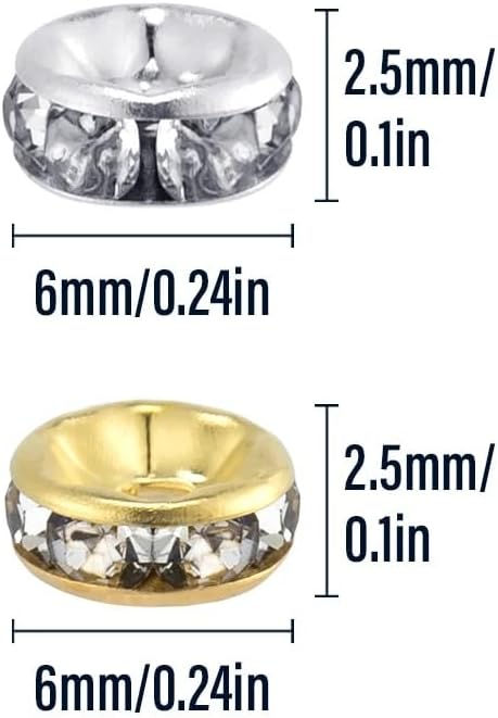 200pcs Fishing Bead Wedding Spinner Ring for Trolling Rig Walleye Rig Trout Lure Bait Inline Spinners Lure Making Supplies Bass Angler Gift