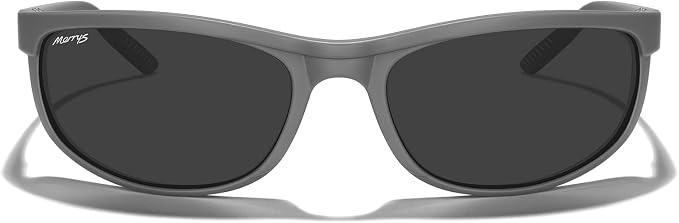 MERRY'S Wrap Around Sport Polarized Sunglasses for Men Women Driving Fishing Cycling Running UV400 Protection S3027