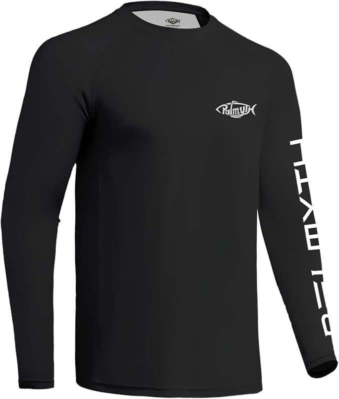 Palmyth Fishing Shirts for Men Long Sleeve UPF 50+ T Shirt Sun Protection Tee