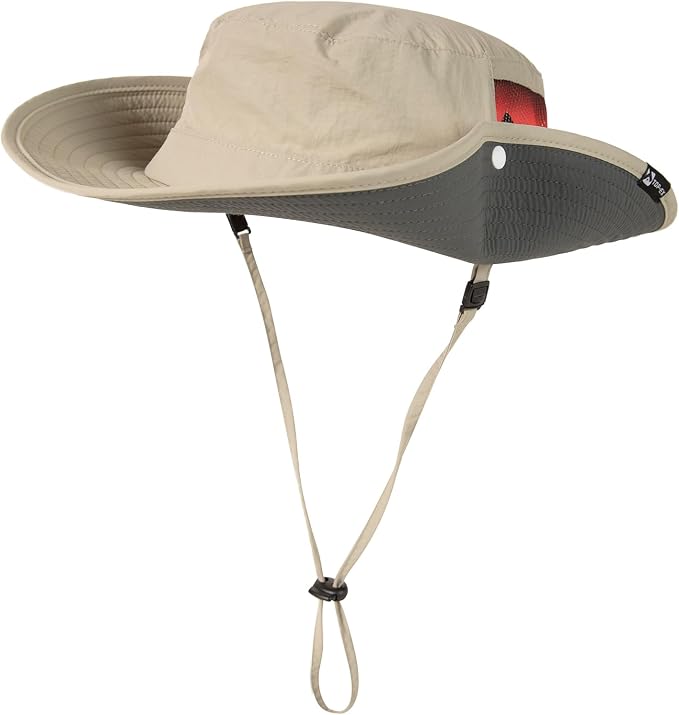 TOP-EX UVCoolix™ Bucket Hat for Men, Cooling Sun Hat Women, UPF 50 Wide Brim Boonie Hats Underbrim Prints, Breathable, M-XXL