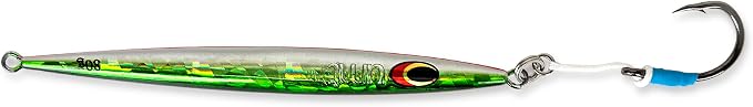 UMT Sand EEL 80g Offshore Fishing Jigs - Multi Species. Packs: 1, 5, 10. Green, Pink. Pro-Grade.