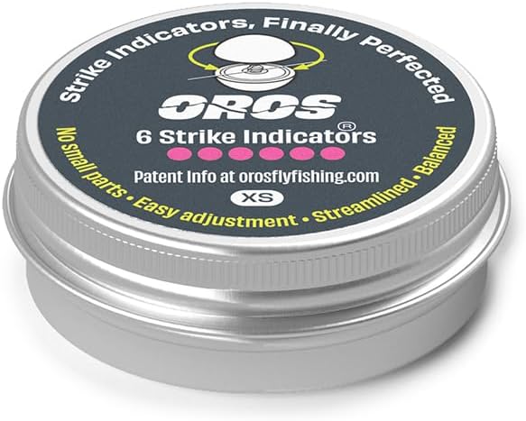 Oros Strike Indicators for Fly Fishing, Reusable Foam Nymph Indicators, High Visibility Trout Fishing Float, Assorted Sizes
