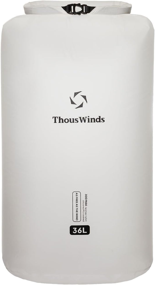 Thous Winds Waterproof Dry Bag, Lightweight Dry Sack for Hiking, Camping, Boating, Backpacking, Kayaking, 36L