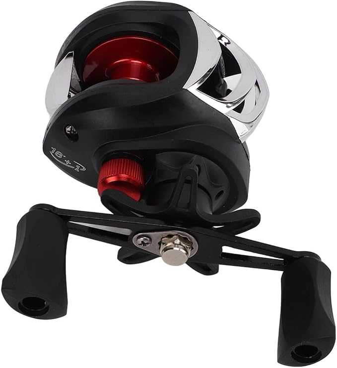 18+1BB Baitcasting Reel, Fishing Reel, Fishing Baitcasting Reels, Magnetic Brake Fishing Wheel Starlike Unloading Handle for Fishing (Right Hand)