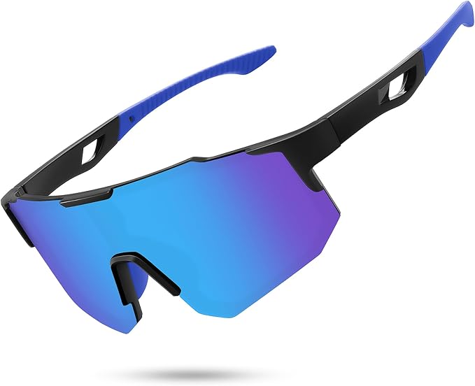 STORYCOAST Polarized Sports Sunglasses for Men Women,Driving Fishing Cycling Mountain Bike Sunglasses UV400 Protection
