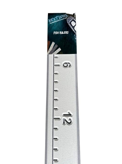 | Fish Ruler | SeaDek | 48 inch Fish Measurement Tool | Perfect for Boats and Kayaks | Cool Gray/Storm Gray