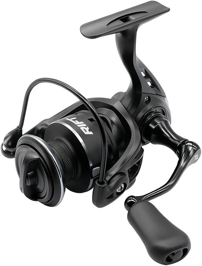 RIFT Chasm Spinning Reel, Carbon Disc Drag System, 5.2:1 Gear Ratio, 7+1 Stainless Steel Ball Bearings, CNC Aluminum Spool, Knurled Spool Center, Ambidextrous