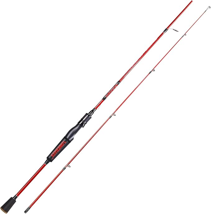 One Bass Fishing Rods,IM7 Graphite Spinning Rod & Casting Rod, 2 Pc Strong Quality Baitcasting Rod with Super Polymer Handle
