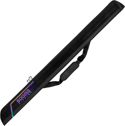Booms Fishing PB3 4.4ft~5ft Fishing Rod Case, Portable Folded Fishing Pole Case with Sturdy Two-Way Zippers, 0.6ft/8" Extended Design Fishing Rod Bag, Store Up to 2~3 Fishing Poles, 52"~60"