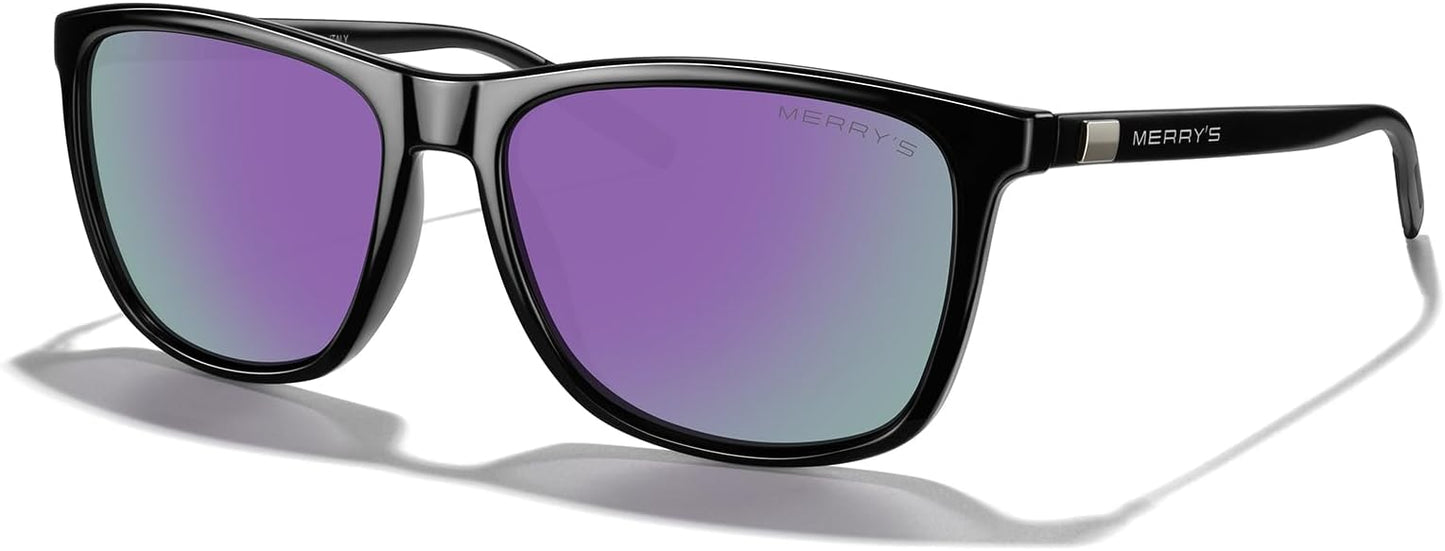 MERRY'S Unisex Polarized Aluminum Sunglasses Vintage Sun Glasses For Men/Women S8286