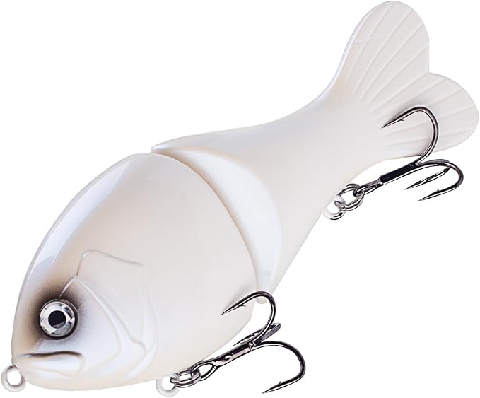 Glide Bait, Slow Sinking Swimbait, Topwater Hard Lures for Bass Catfish,Pike Perch, Freshwater or Saltwater
