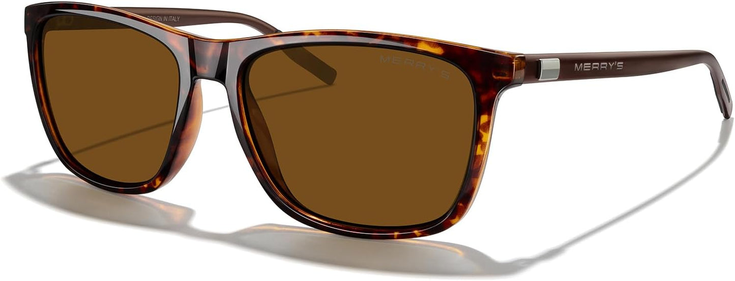 MERRY'S Unisex Polarized Aluminum Sunglasses Vintage Sun Glasses For Men/Women S8286