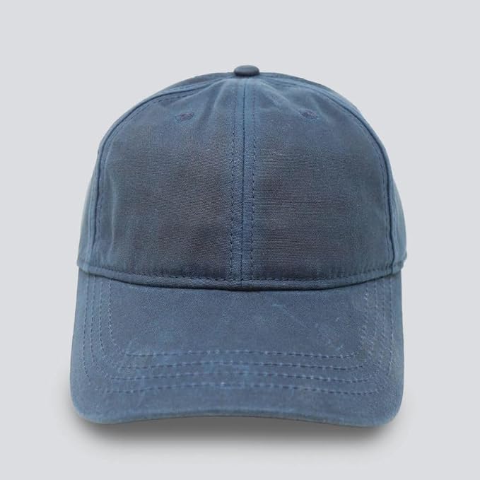 Genuine Waxed Canvas Hat – Adjustable Unstructured Cap for Men & Women, Durable, Weather-Resistant