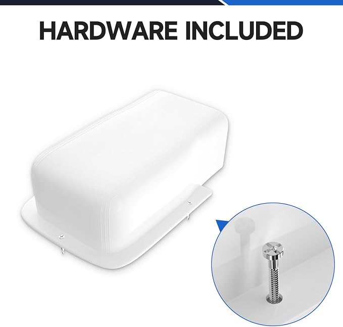 3'' Width Entry Wall Cover, PP Mini-Split Line Set Cover Accessories for Ductless Mini Split, Central AC and Heat Pumps, White