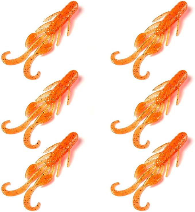 SOLOKING Soft Plastic Fishing Lures - Second Generation Evolved Bait with Natural Shrimp Oil, Salt Injection Technology, Super Elastic Imported PCV Material - Laser Reflector & Submarine Modeling