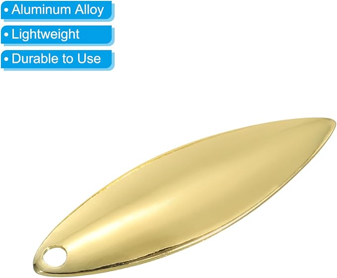 PATIKIL Fishing Lure Blades Willowleaf Lure Making for DIY Bait