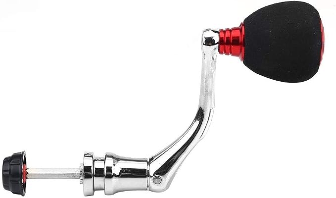 Keenso Spinning Handle Nonslip 2 Reel Replacement Handle Metal Fishing Reel Replacement Parts