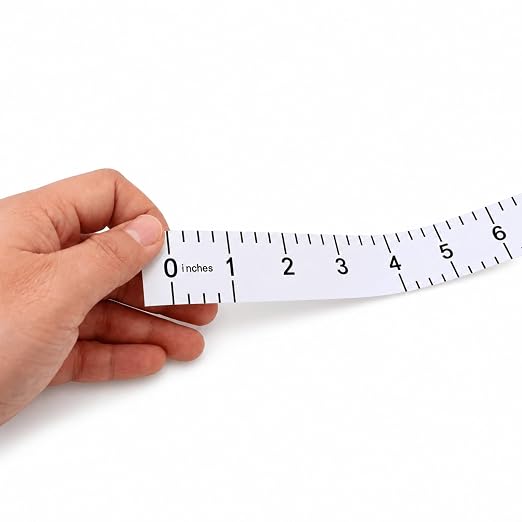 Fish Ruler Sticker 40 Inch, White Fish Measuring Tape, Adhesive Fish Measuring Sticker, Adhesive Measuring Tape Fishing Boat Accessories for Boat Kayak Cooler Workbench