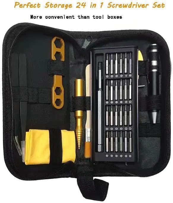 QUA'ANNYU Fishing Reel Maintenance Kit, Professional Fishing Reel Care & Repair Tool Set with 24/30/38-in-1 Screwdriver Set