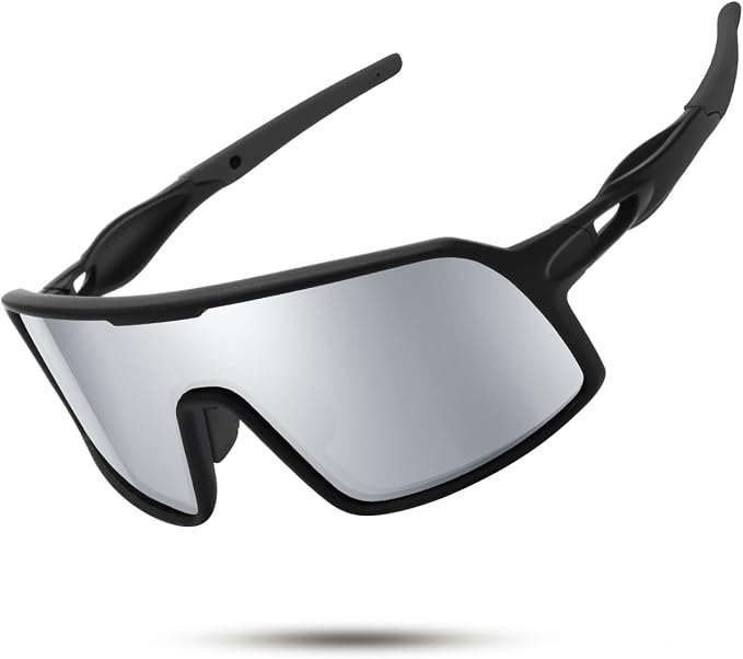 SEKKAF Polarized Sports Sunglasses for Men and Women Cycling Glasses UV Protection Goggles for Mountain Bike Running Fishing