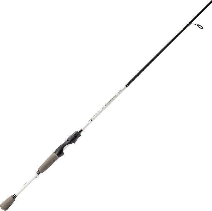 Lew'sLew's Wally Marshall Classic Signature Casting Fishing Rod, IM8 Graphite Rod, Stainless Steel Guides, Cork Split-Grip, Black/Green
