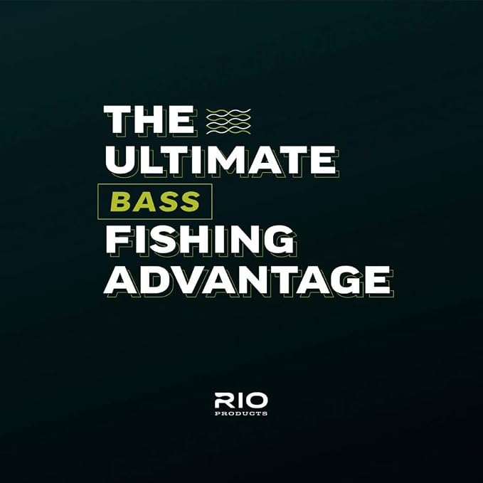 RIO PRODUCTS Bass Leader, Freshwater Tapered Leader for Fly Fishing, Designed for Bass Fly Fishers