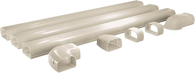 MRCOOL LineGuard Line Set Outdoor Cover for Ductless Mini Split System, Protection from Wind, Rain and Extreme Temperatures, Tan