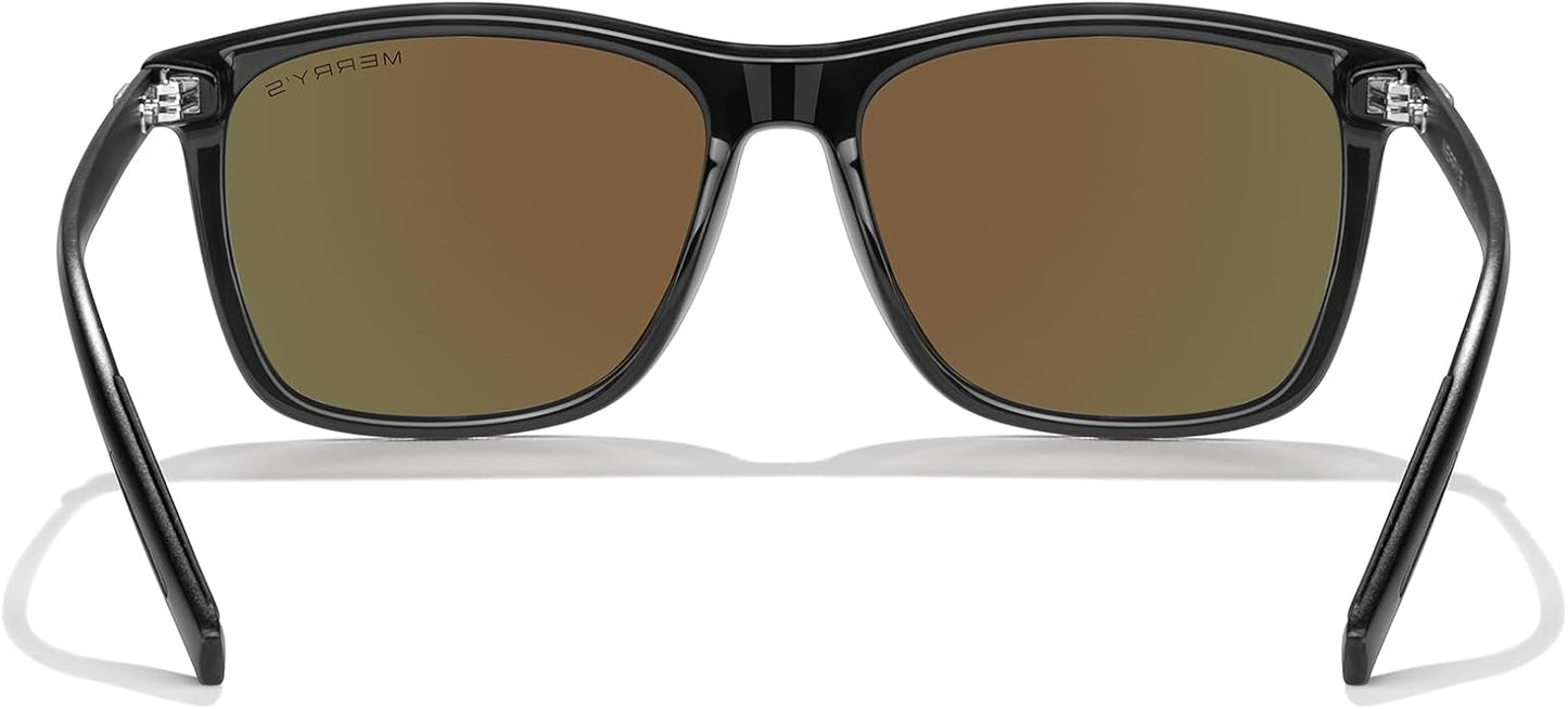 MERRY'S Unisex Polarized Aluminum Sunglasses Vintage Sun Glasses For Men/Women S8286