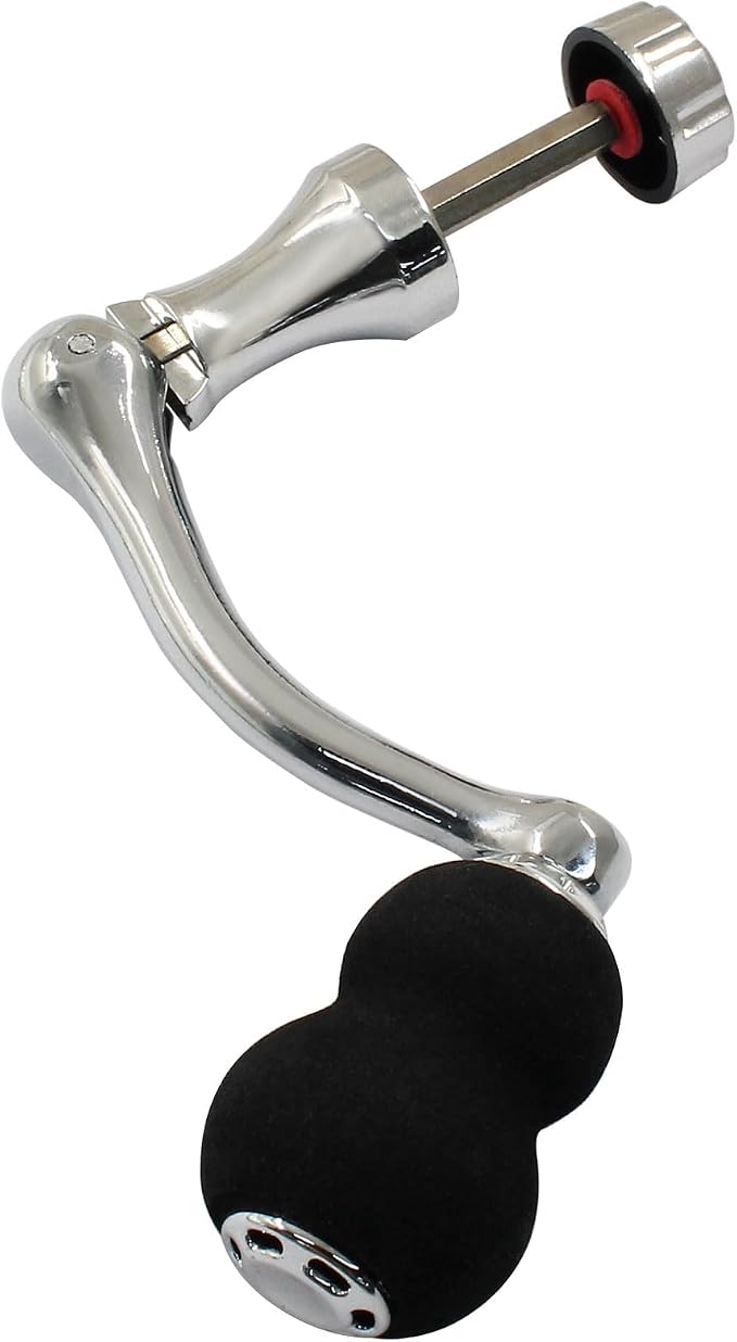 Jiozermi Fishing Spinning Reel Handle, Full Metal Reel Handle for Fishing Handle Replacement Parts, Suitable for Fishing Reel 1000-4000 Series