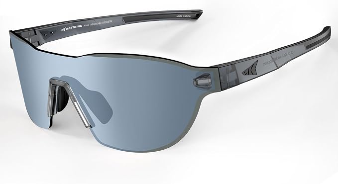 KastKing Nizini Polarized Sports Fishing Sunglasses, With PuriVex Protective Lens Coating, Rimless Wrap Design, Men Women