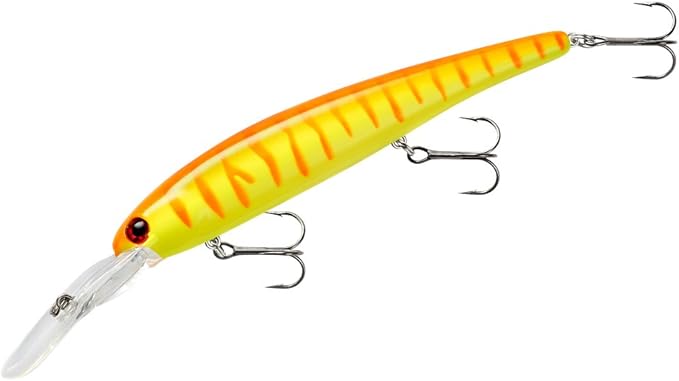 Bandit Lures 4 3/4-Inch Slender Minnow Jerkbait Trolls Up to 27 Feet Deep, Universal Color Patterns, 1 Piece