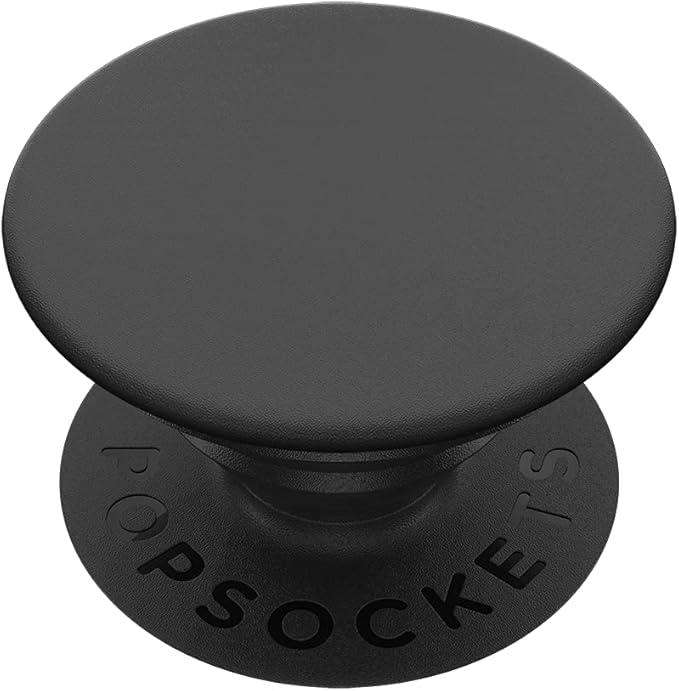 PopSockets PopTop Phone Grip, Top Only (Base Sold Separately) - Black