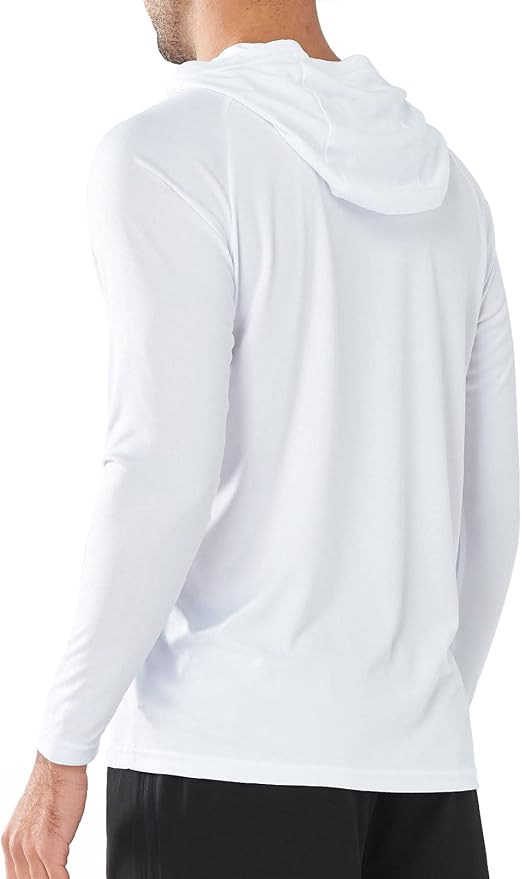 NORTHYARD Men's UPF 50+ Rash Guard Hoodie Long Sleeve Sun Protection Shirt Fishing Swim Beach Hiking Quick Dry Lightweight
