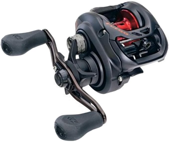 Daiwa Fuego CT Low Profile Baitcasting Reel – Aluminum CT Frame, Air Rotation System & Magforce Braking, Left/Right Hand Options