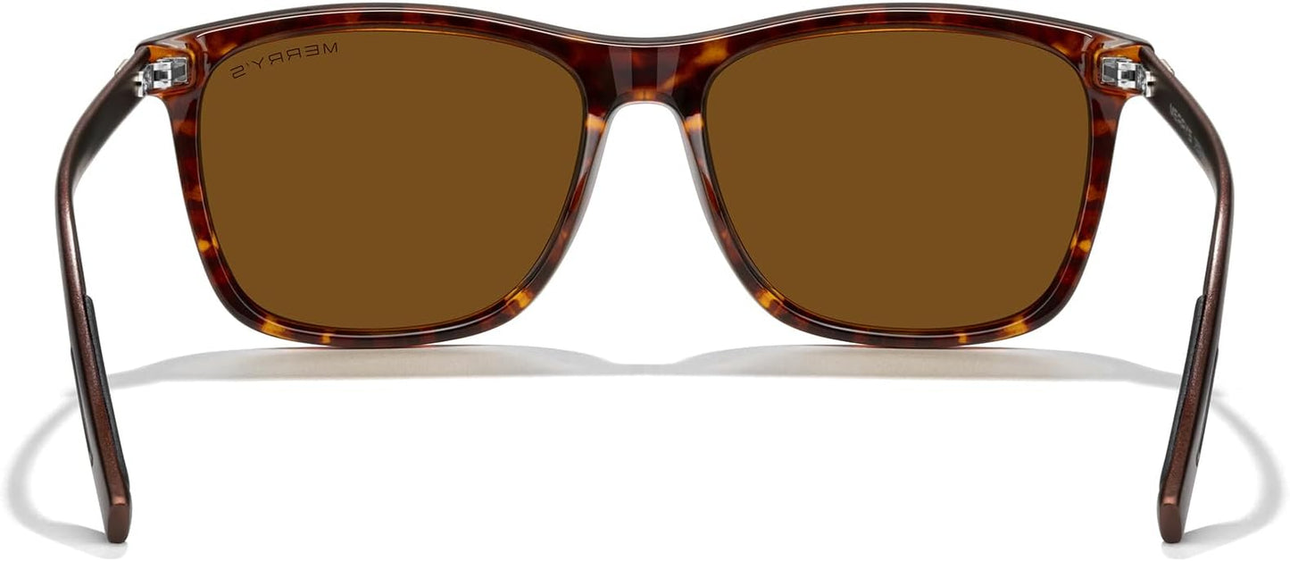MERRY'S Unisex Polarized Aluminum Sunglasses Vintage Sun Glasses For Men/Women S8286