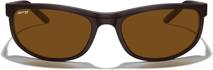 MERRY'S Wrap Around Sport Polarized Sunglasses for Men Women Driving Fishing Cycling Running UV400 Protection S3027
