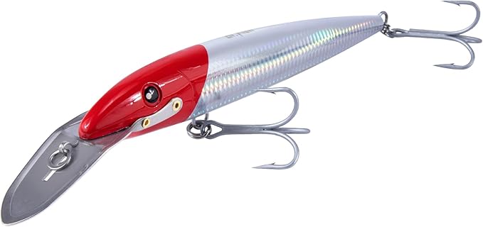 Dr.Fish Deep Diving Trolling Lures 13-20ft Saltwater Hard Fishing Lures 7.5" Deep Diving Jerkbait VMC Treble Hooks Pencil Twitch Bait Heavy Duty Offshore Plugs Striper Mackerel Tuna