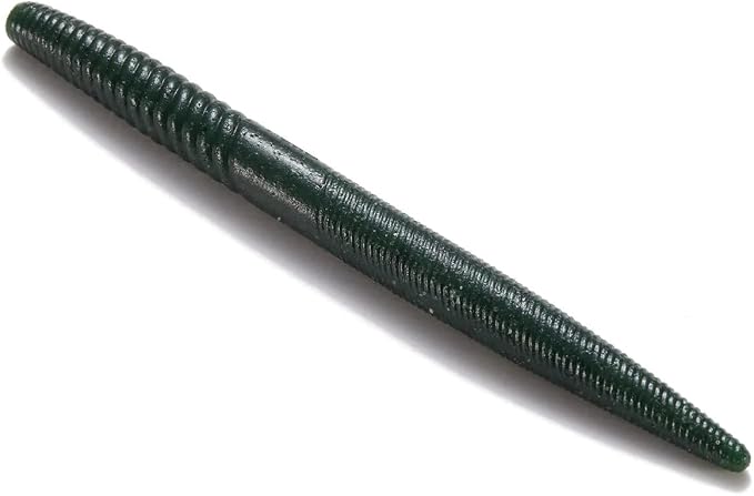 nako. 10 Pack Fatty Worm 5 inch, Senko-Worm Soft Plastic Bass Fishing Lure Kit