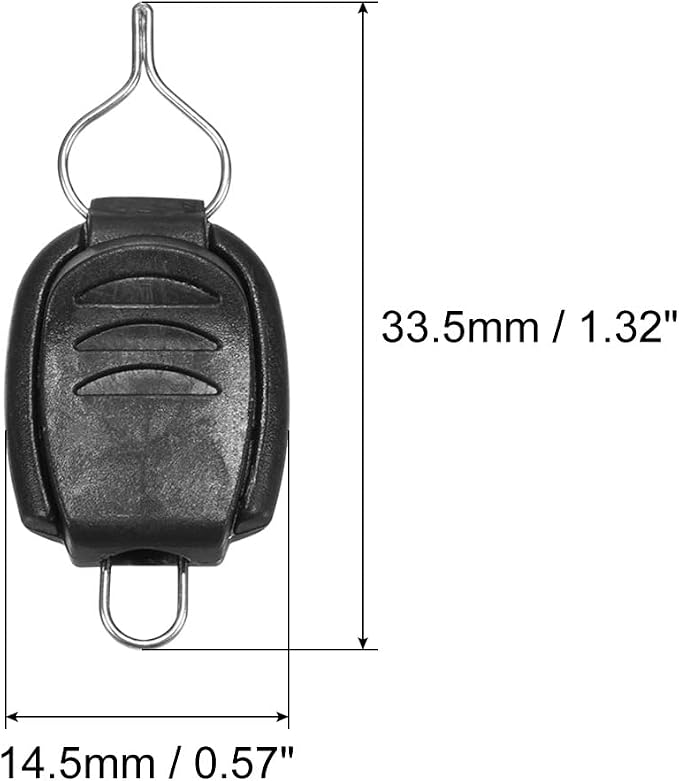 PATIKIL Fishing Line Holders, Baitcasting Reel Fishing Line Holder Clip Buckle Stopper Line Keeper Accessories