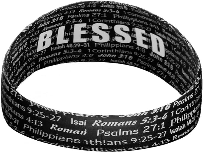 40+ Designs! Unisex Headband/Sweatband. Best for Sports, Fitness, Working Out, Yoga. Tapered Design