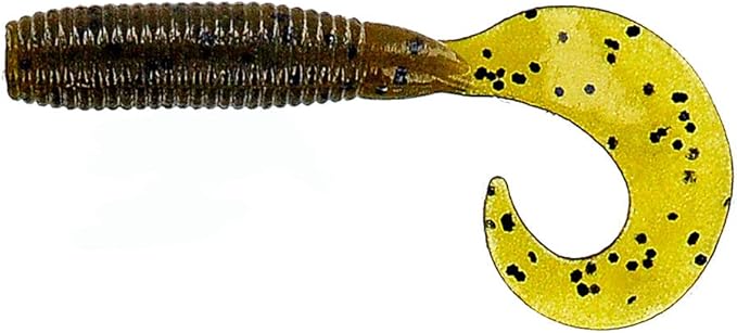 Yamamoto 5 Single Tail Grub Soft Plastic Fishing Angling Swimbait Lures with Tail-Curling Action - 20 Pack