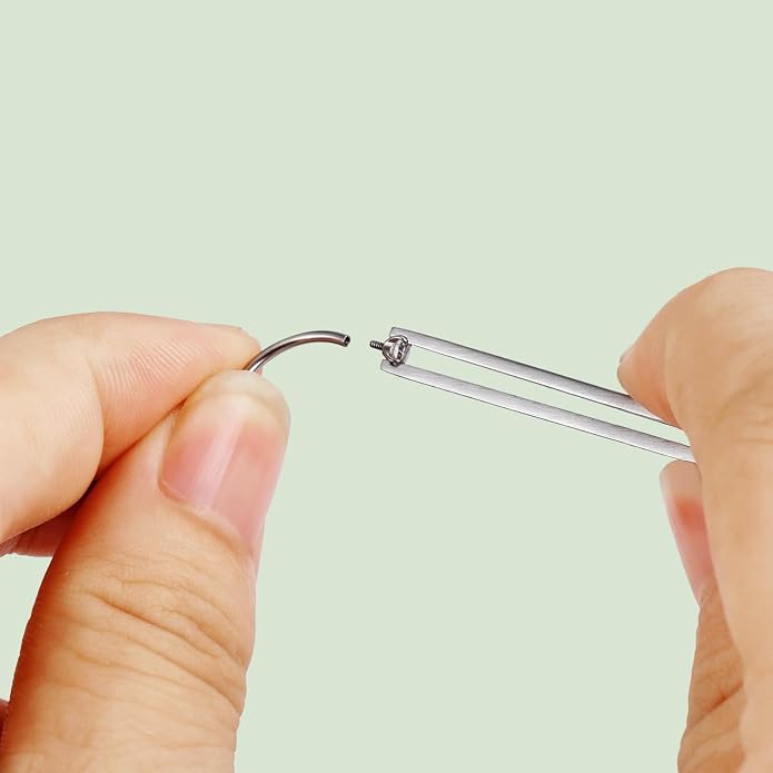 Uni-J Piercing Taper Ball Grabber Tool for Changing Jewelry - 14G 16G 18G 20G Threadless/Internal thread/External Thread Stretching Kit for Ear/Nose/Navel/Nipple/Lip/Eyebrow/Tongue