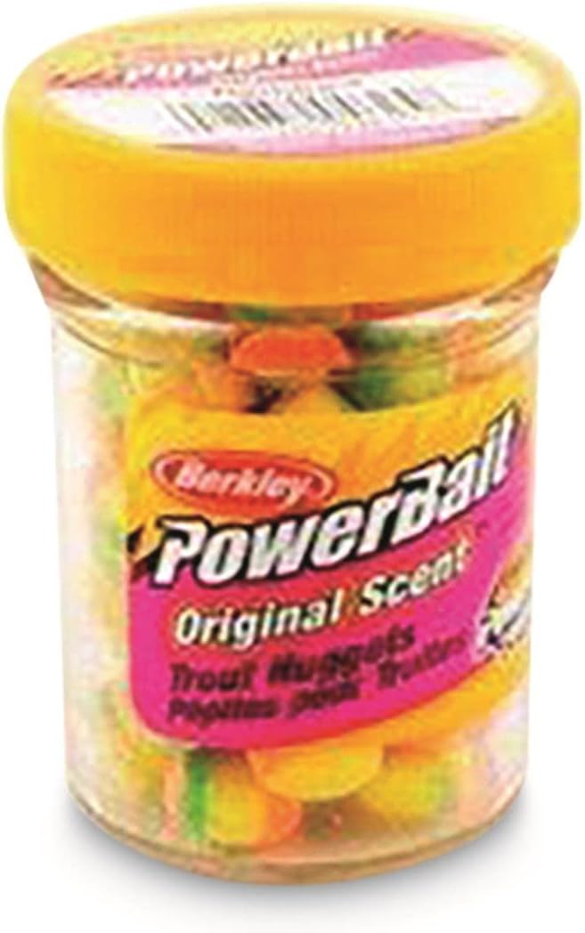 Berkley PowerBait Power Nuggets Fishing Dough Bait, Assorted Colors, Scent Dispersion Technology, Irresistible Scent and Flavor, Moldable and Easy to Use
