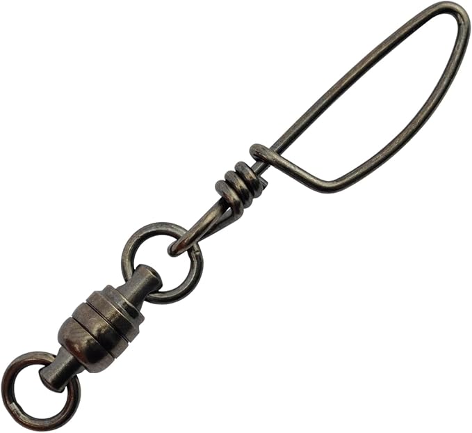 American Fishing Wire Stainless Steel Ball Bearing Snap Swivels with Double Welded Rings