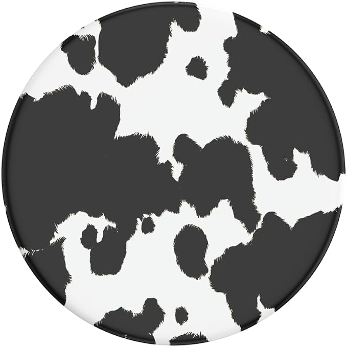 PopSockets Adhesive Phone Grip, Holder, Phone Stand, Cow Print - Its a Moood