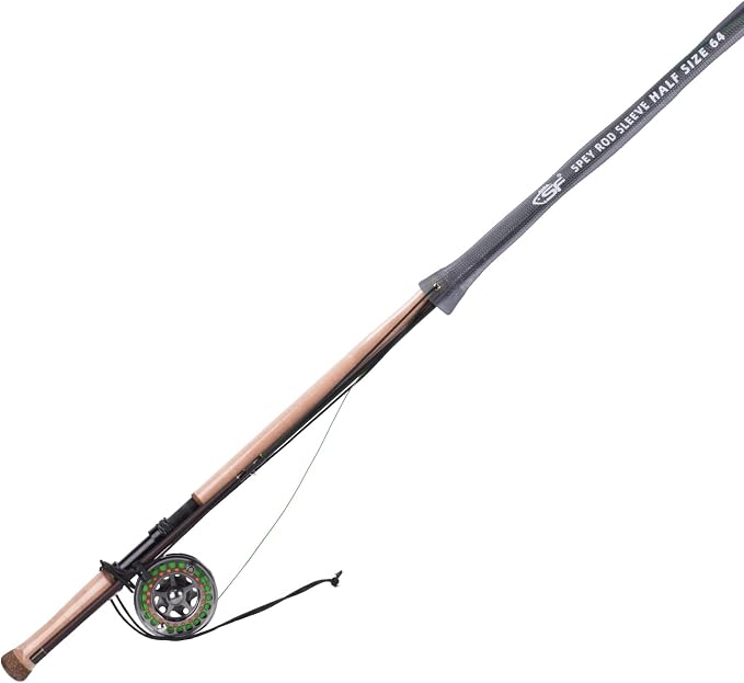 SF Fishing Rod Sock Fishing Rod Sleeve Rod Cover Braided Mesh Rod Protector Pole Gloves Fishing Tools for Spinning Fishing Rod,Casting Rod,Musky Rod, Ice Rod, Fly Rod, Spey Rod