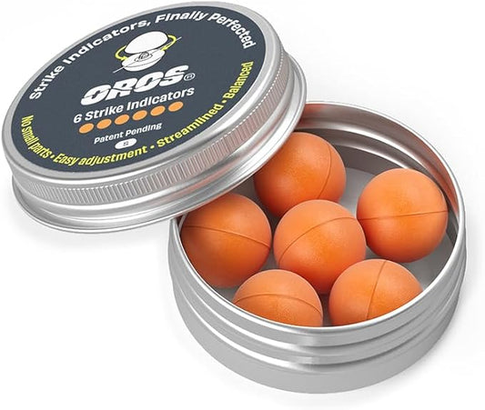 Oros Strike Indicators for Fly Fishing, Reusable Foam Nymph Indicators, High Visibility Trout Fishing Float, Assorted Sizes
