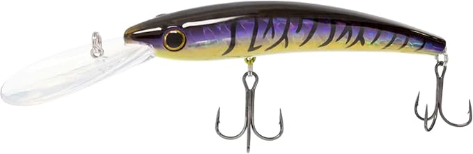 Bill Lewis Fishing Lipless Lifelike Trolling Precise Walleye Crankbait Lite with Two Large Mustad Triple Grips